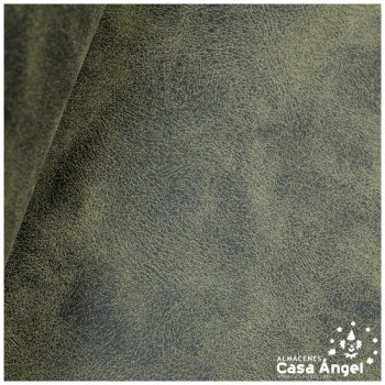 LICRA ESTAMPADA SÍMIL CUERO VERDE MUSGO SERIE TAKAY 150cm