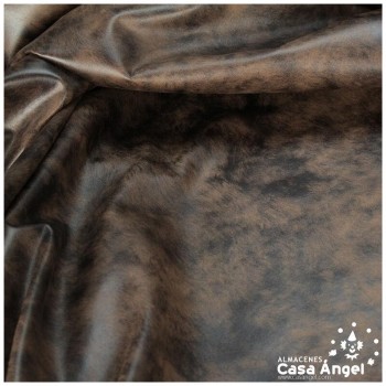 LICRA MARRÓN SÍMIL CUERO CURTIDO SERIE CHARMA 150cm