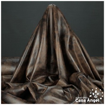 LICRA MARRÓN SÍMIL CUERO CURTIDO SERIE CHARMA 150cm