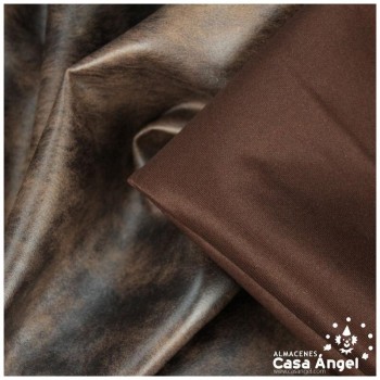 LICRA MARRÓN SÍMIL CUERO CURTIDO SERIE CHARMA 150cm