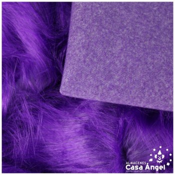 TELA DE PELO SINTÉTICO LARGO MORADO SERIE KAMI 180cm