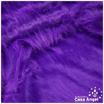 TELA DE PELO SINTÉTICO LARGO MORADO SERIE KAMI 180cm