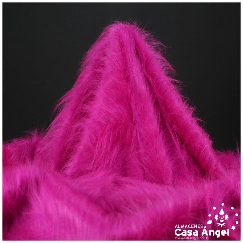 TELA DE PELO SINTÉTICO LARGO FUCSIA SERIE KAMI 180cm