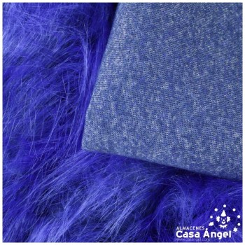TELA DE PELO SINTÉTICO LARGO AZUL SERIE KAMI 180cm
