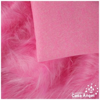TELA DE PELO SINTÉTICO LARGO ROSA SERIE KAMI 180cm