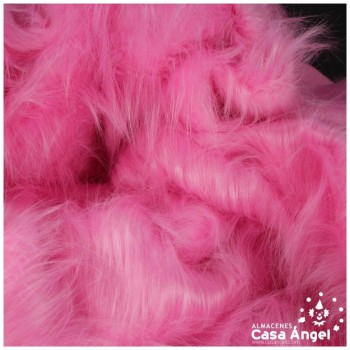 TELA DE PELO SINTÉTICO LARGO ROSA SERIE KAMI 180cm