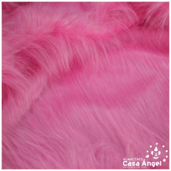 TELA DE PELO SINTÉTICO LARGO ROSA SERIE KAMI 180cm
