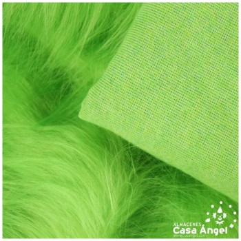 TELA DE PELO SINTÉTICO LARGO PISTACHO SERIE KAMI 180cm