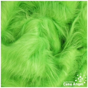 TELA DE PELO SINTÉTICO LARGO PISTACHO SERIE KAMI 180cm