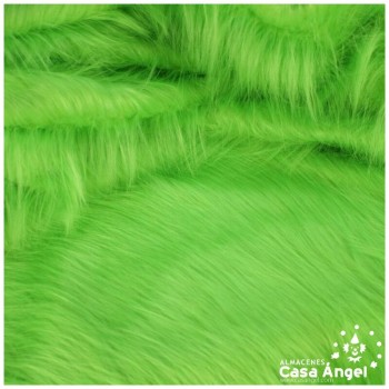 TELA DE PELO SINTÉTICO LARGO PISTACHO SERIE KAMI 180cm