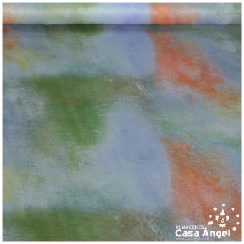 GASA ESTAMPADA DEGRADÉ ACUARELA PASTEL SERIE PATTI 150cm