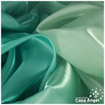 GASA DEGRADÉ VERDE Y AGUAMARINA SERIE KASUMI 150cm