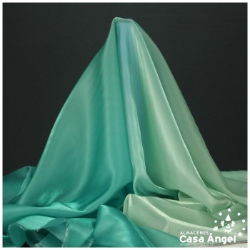 GASA DEGRADÉ VERDE Y AGUAMARINA SERIE KASUMI 150cm