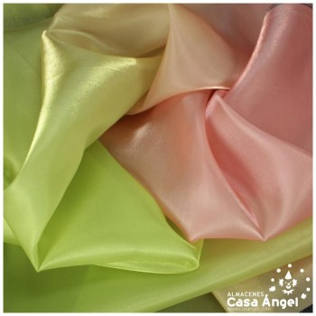 GASA DEGRADÉ SALMÓN Y PISTACHO SERIE KASUMI 150cm