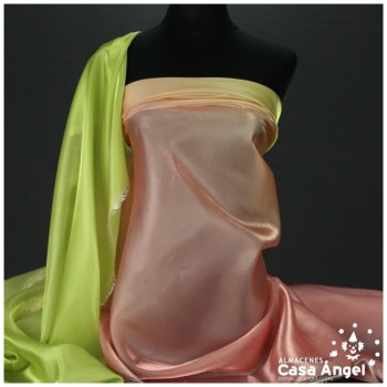 GASA DEGRADÉ SALMÓN Y PISTACHO SERIE KASUMI 150cm