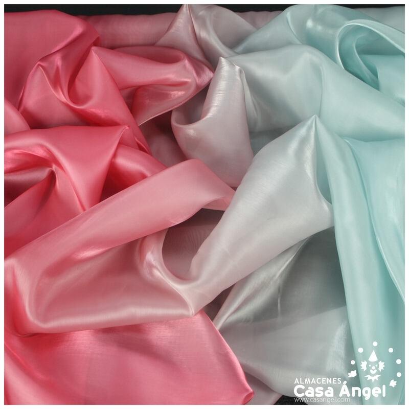 GASA DEGRADÉ CELESTE Y CORAL SERIE KASUMI 150cm