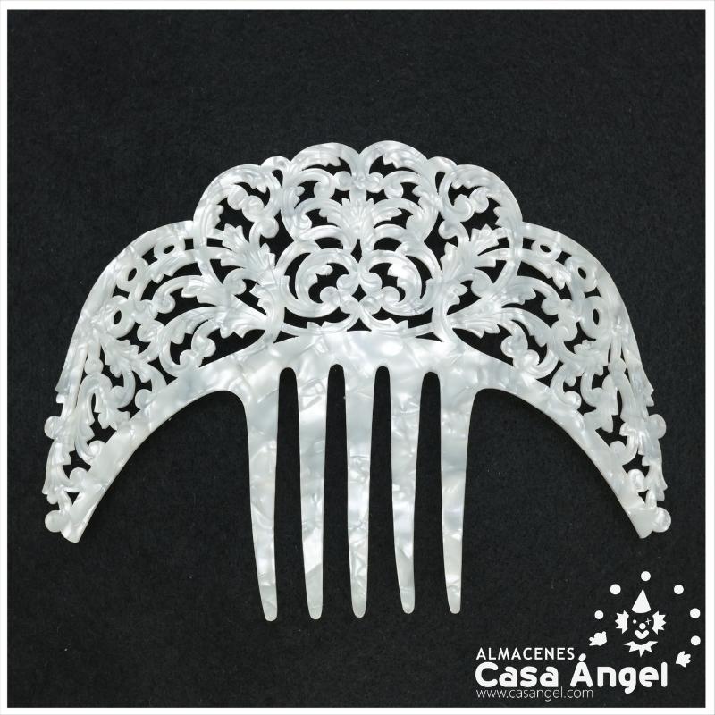 PEINETA FLAMENCA NÁCAR 15X22,5cm