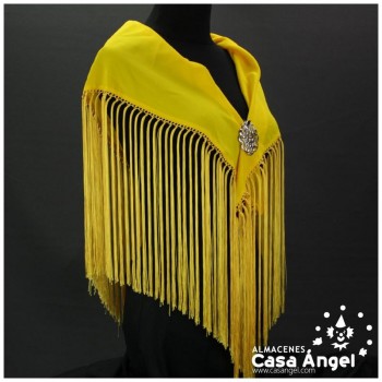 MANTONCILLO DE PICO COLOR AMARILLO LISO ADULTO