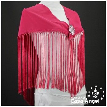 MANTONCILLO DE PICO COLOR FUCSIA LISO ADULTO