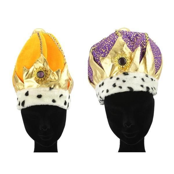 TURBANTE DE LUJO TIPO CORONA