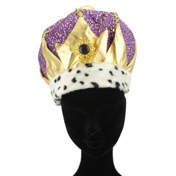TURBANTE DE LUJO TIPO CORONA