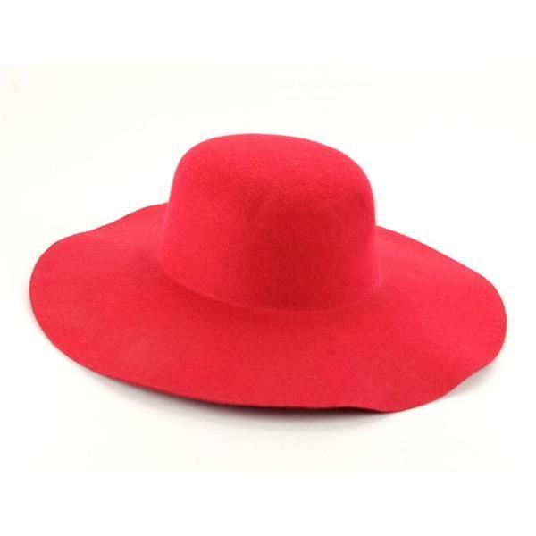 SOMBRERO PAMELA FIELTRO ROJO