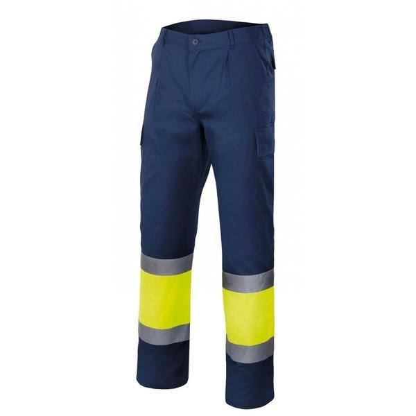 PANTALÓN BICOLOR MULTIBOLSILLOS ALTA VISIBILIDAD