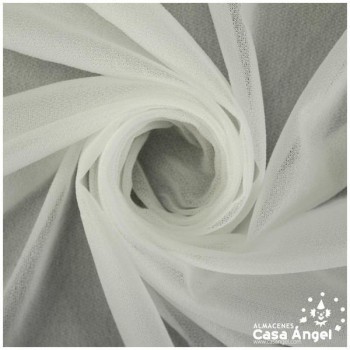 ENTRETELA DE PUNTO BLANCA CON CARA TERMOADHESIVA 150cm