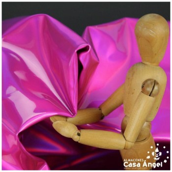 POLIPIEL FUCSIA METALIZADA SERIE ESPEJOS 130cm