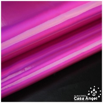 POLIPIEL FUCSIA METALIZADA SERIE ESPEJOS 130cm