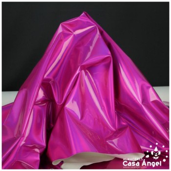 POLIPIEL FUCSIA METALIZADA SERIE ESPEJOS 130cm