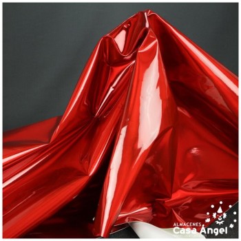 POLIPIEL ROJA METALIZADA SERIE ESPEJOS 130cm