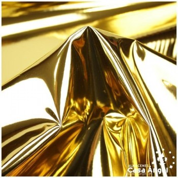 POLIPIEL ORO METALIZADO SERIE ESPEJOS 130cm