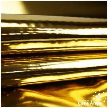 POLIPIEL ORO METALIZADO SERIE ESPEJOS 130cm