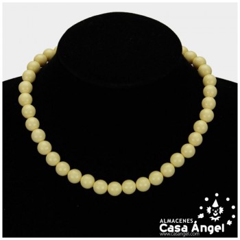 COLLAR FLAMENCO DE BOLAS INFANTIL 38cm