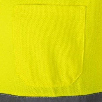 POLO BICOLOR MANGA CORTA ALTA VISIBILIDAD
