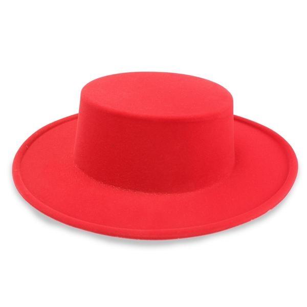 SOMBRERO CORDOBÉS FLOCADO ROJO INFANTIL
