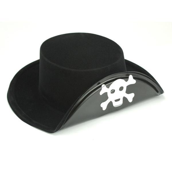 SOMBRERO PIRATA FLOCADO INFANTIL
