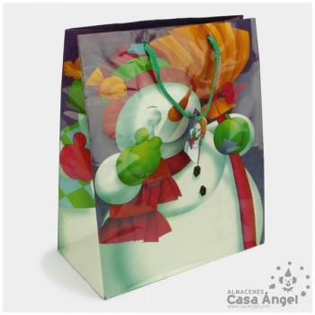 BOLSA DE REGALO NAVIDAD 27cm SET DE 6 UNIDADES
