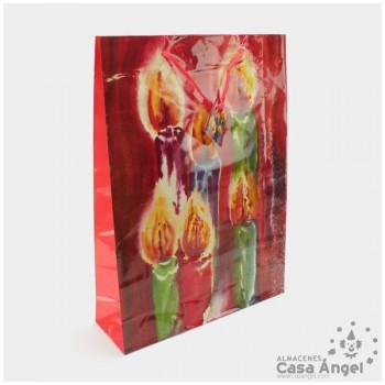 BOLSA DE REGALO NAVIDAD 45cm SET DE 6 UNIDADES