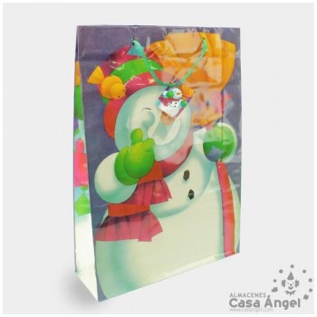 BOLSA DE REGALO NAVIDAD 45cm SET DE 6 UNIDADES