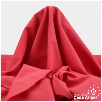 TELA DE ALGODÓN 100% ROJO OSCURO 160cm