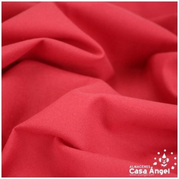 TELA DE ALGODÓN 100% ROJO OSCURO 160cm