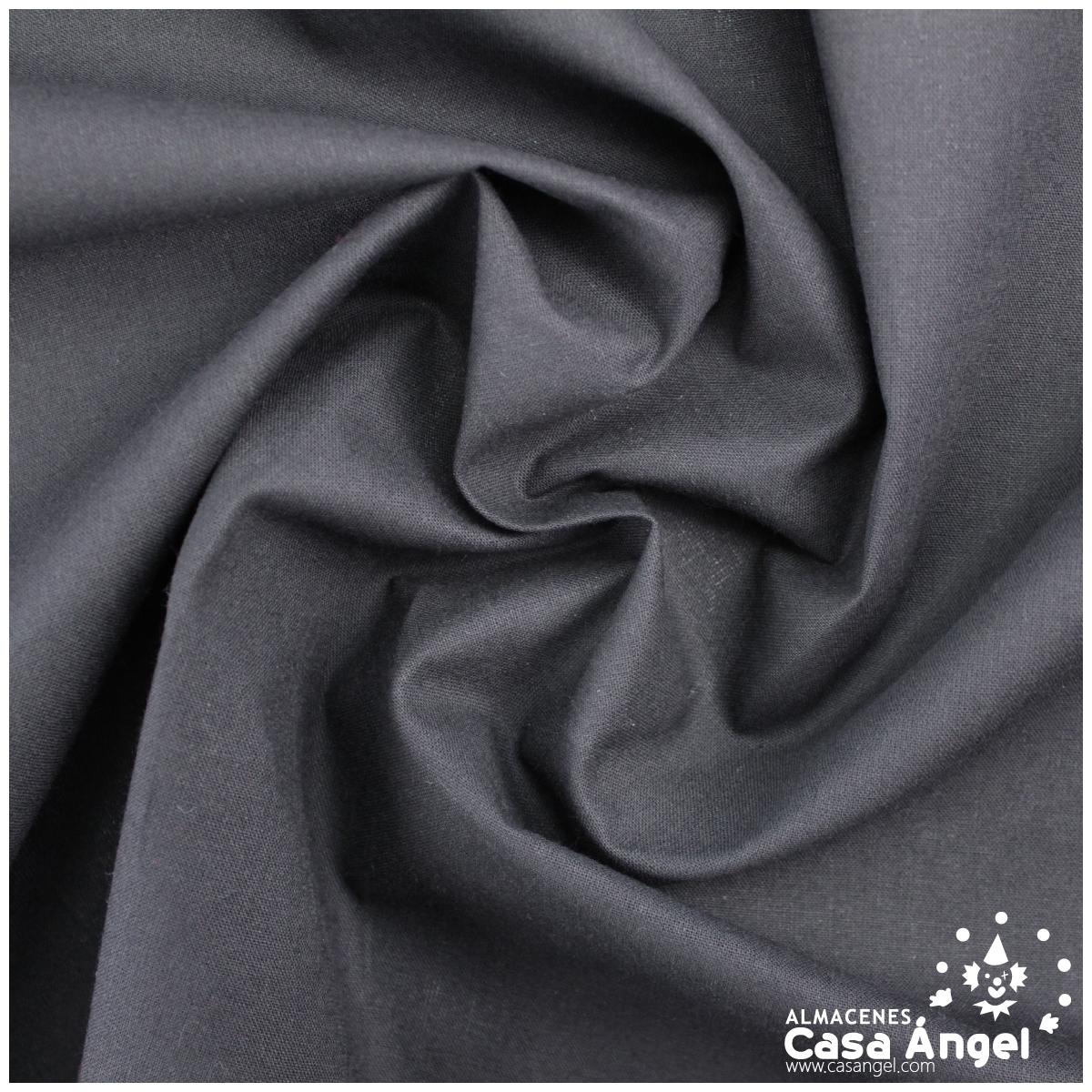 Tela negra de algodón 100%, Material liso para manualidades, ropa, moda de  verano, tela por metro, 155 cm de ancho en 0,5 m de longitud