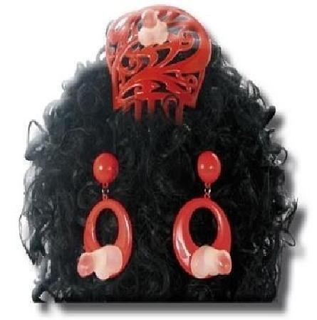 PENDIENTES ROJO CON PITO