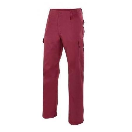 PANTALÓN MULTIBOLSILLOS BURDEOS