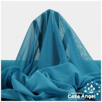 TUL ELÁSTICO TURQUESA DELUXE SERIE TAVOLARA 150cm