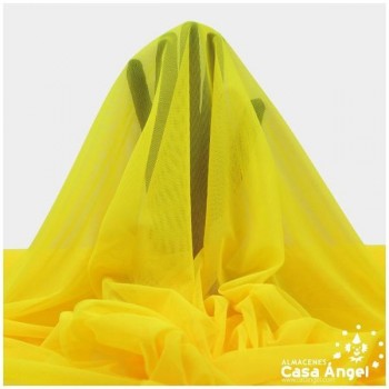TUL ELÁSTICO AMARILLO DELUXE SERIE TAVOLARA 150cm