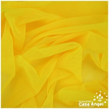 TUL ELÁSTICO AMARILLO DELUXE SERIE TAVOLARA 150cm