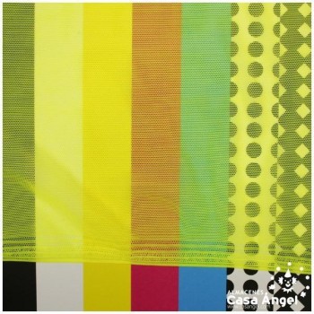 TUL ELÁSTICO AMARILLO DELUXE SERIE TAVOLARA 150cm